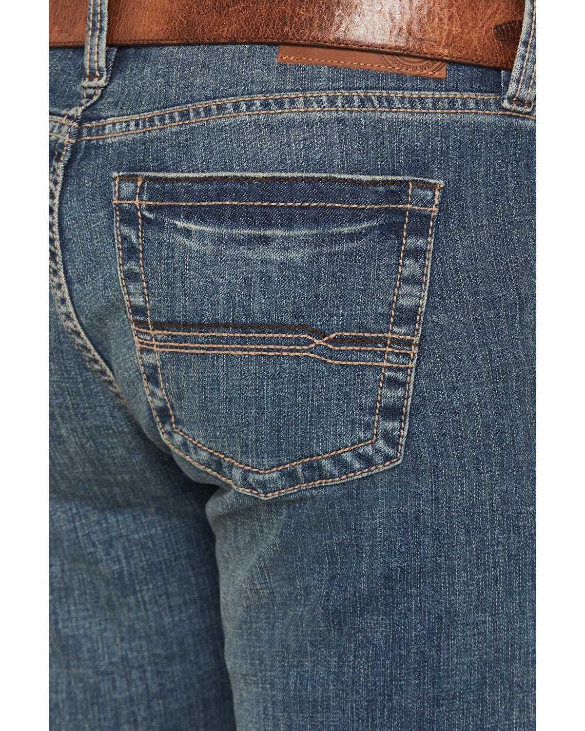 Image #4 - Cody James Men's Grullo Wash Wyatt Slim Bootcut Stretch Denim Jeans, Dark Wash, hi-res
