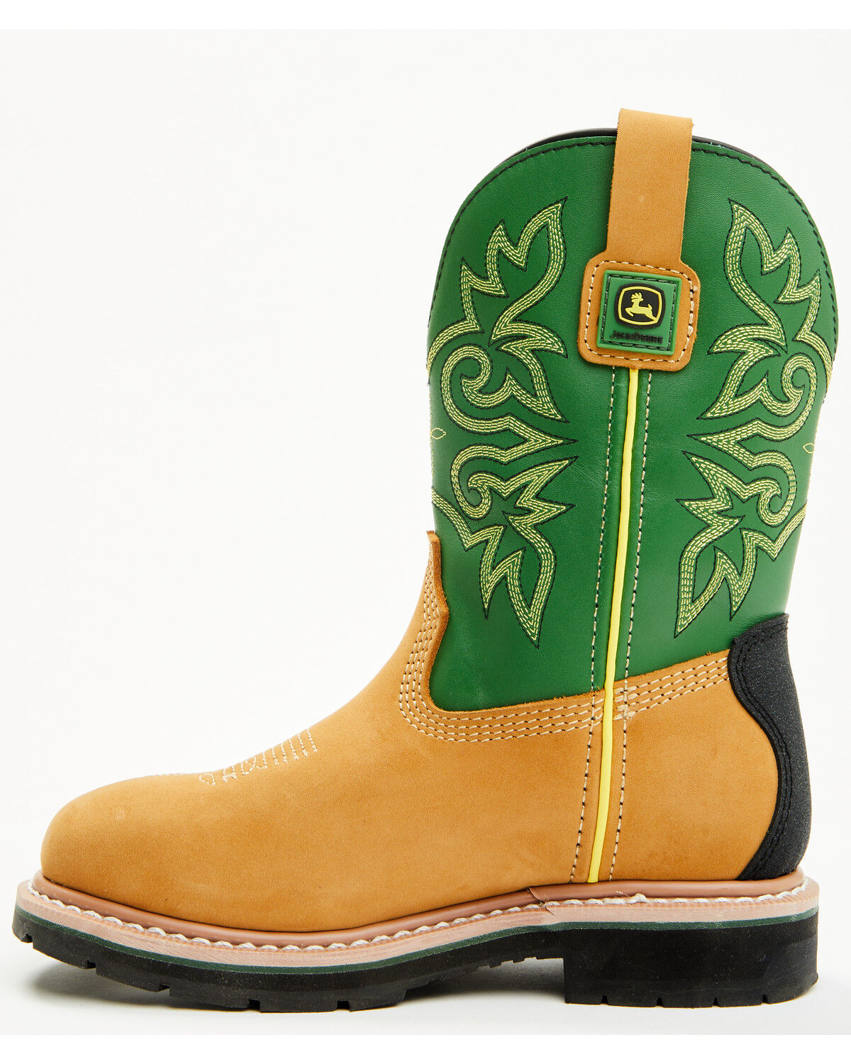 Image #3 - Skechers X John Deere Boys' Rowood Boulder Valley Waterproof Boots - Round Toe, Green, hi-res