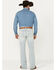 Image #3 - Cody James Men's Pioneer Light Wash Slim Bootcut Stretch Denim Jeans, Light Wash, hi-res
