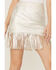 Image #2 - Shyanne Women's Faux Suede Silver Fringe Skirt, , hi-res