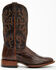 Image #2 - Cody James Men's Antique Cafe Ostrich Leg Exotic Western Boots - Broad Square Toe, Brown, hi-res
