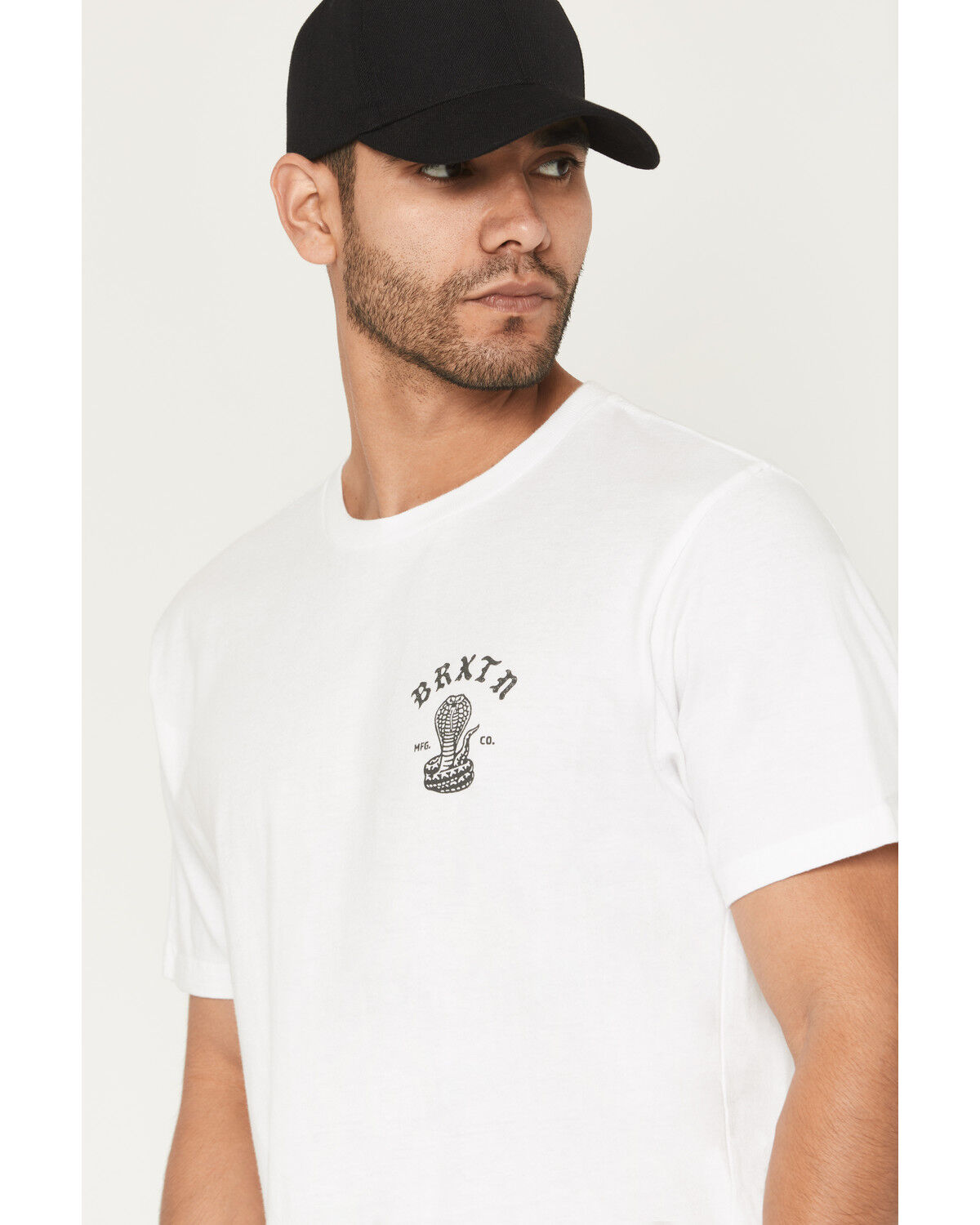 Image #3 - Brixton Men's Darver Short Sleeve Graphic T-Shirt, White, hi-res