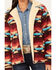 Image #3 - Outback Trading Co Women's Boot Barn Exclusive Southwestern Print Fleece Dawn Jacket, Rust Copper, hi-res