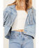 Image #4 - Wrangler Women's Throwback Fringe Jacket, , hi-res
