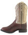 Image #3 - Old West Youth Boys' Saddle Vamp Cowboy Boots - Round Toe, , hi-res