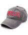Image #1 - Shyanne Women's Cowgirl Cool Embroidered Solid Back Ball Cap, Grey, hi-res