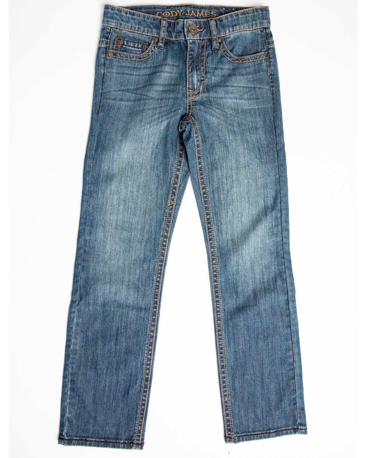 big blue jeans