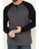Image #3 - Cody James Men's FR Raglan Long Sleeve Henley Work Shirt, Black, hi-res