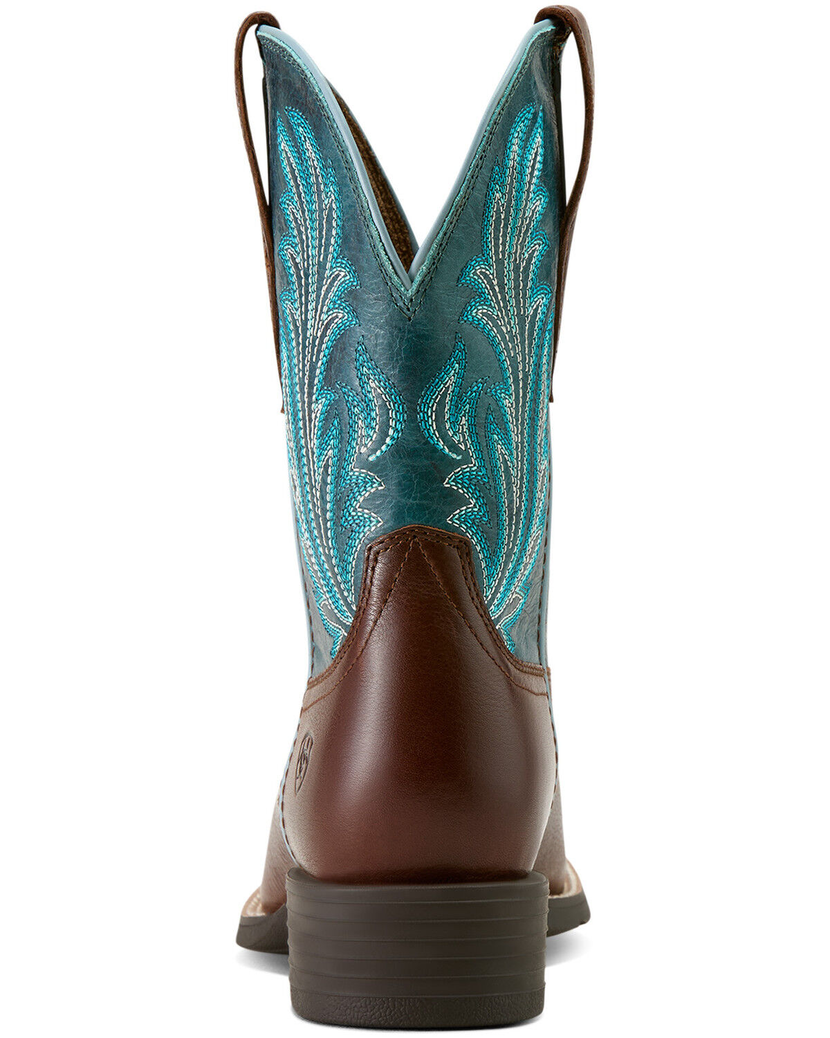 Image #3 - Ariat Women's Round Up Filly Performance Western Boots - Broad Square Toe, Blue, hi-res