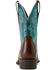 Image #3 - Ariat Women's Round Up Filly Performance Western Boots - Broad Square Toe, Blue, hi-res