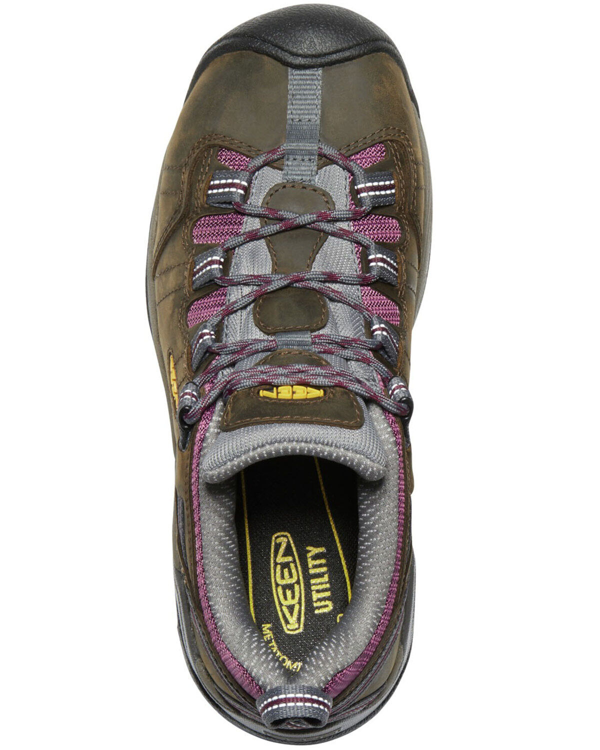Image #3 - Keen Women's Brown Detroit XT Waterproof Work Boots - Steel Toe, , hi-res