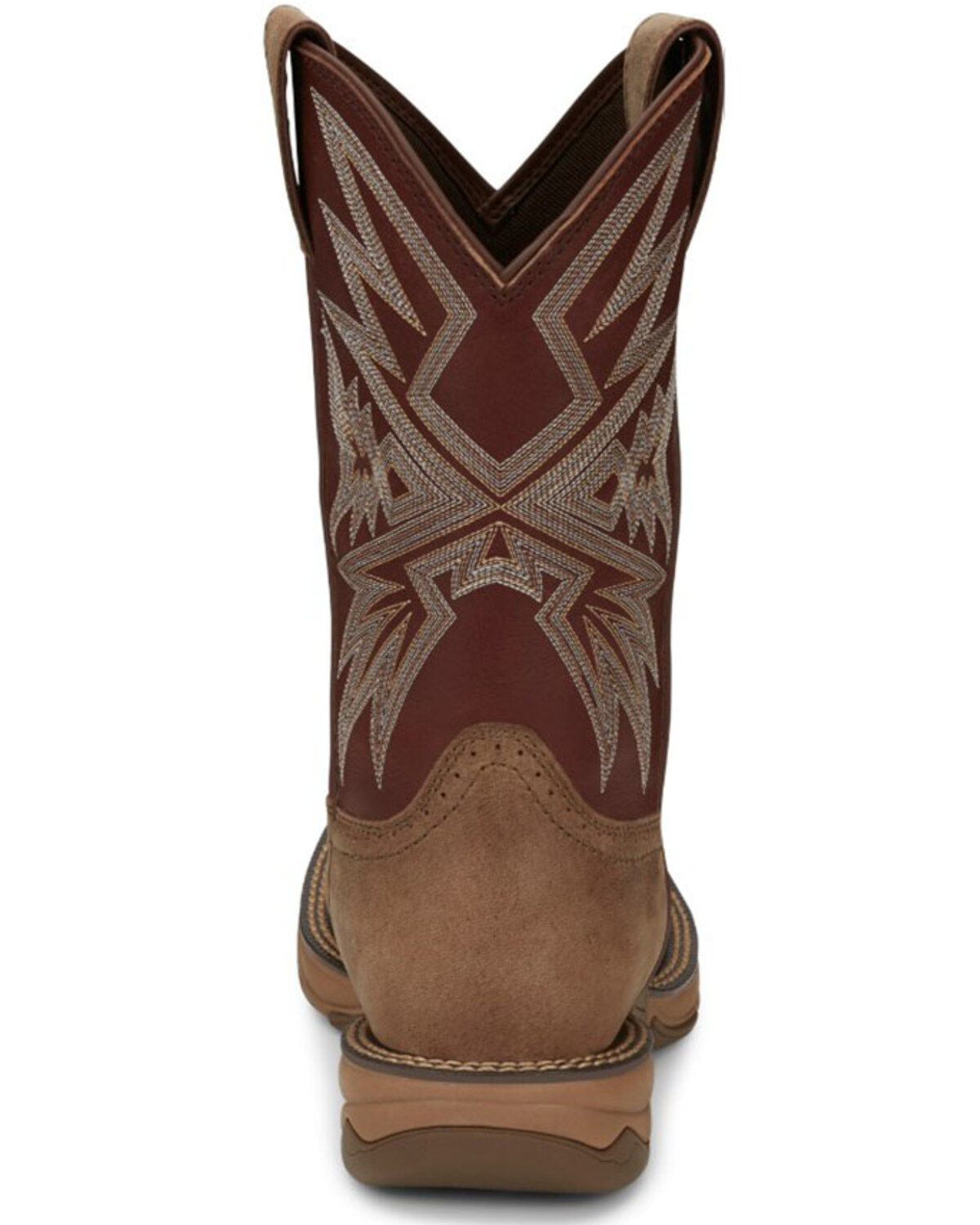 Image #5 - Tony Lama Men's Bartlett Light Tan Western Boots - Broad Square Toe, Brown, hi-res