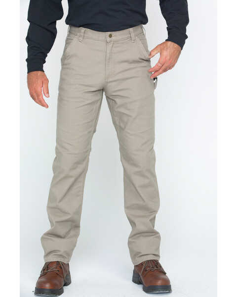 Image #1 - Carhartt Men's Rugged Flex Work Pants, Tan, hi-res
