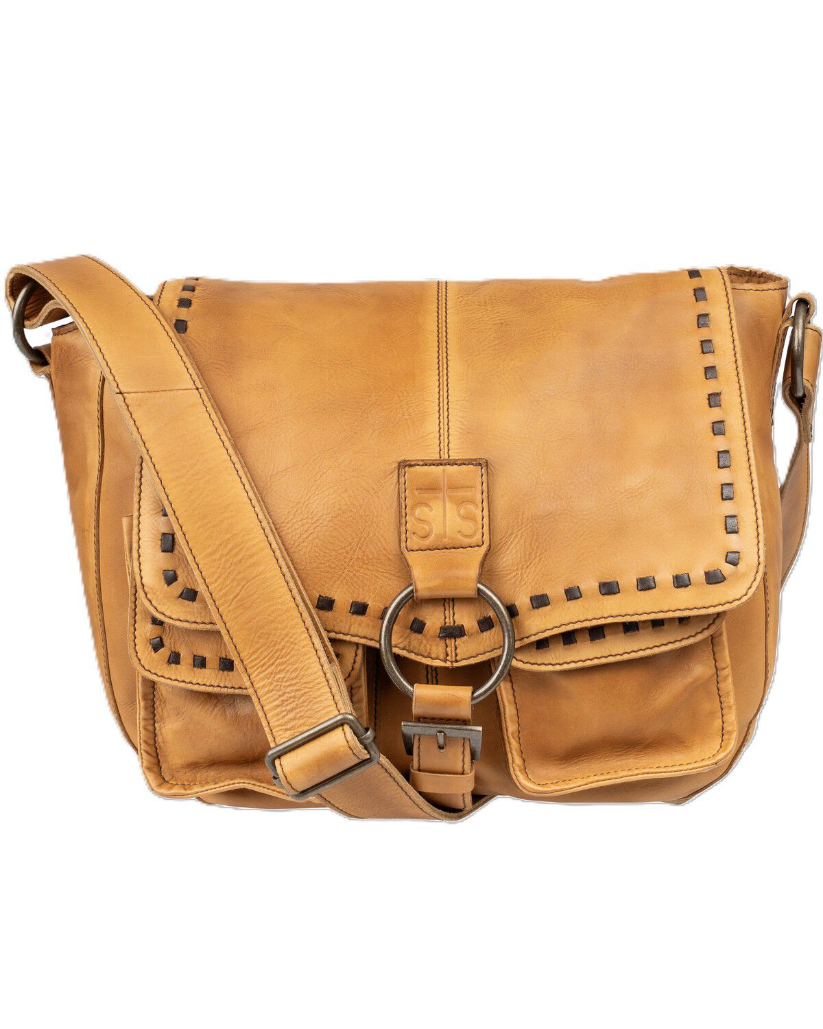 Image #4 - STS Ranchwear by Carroll Women's Bandera Saddle Hobo Bag, Caramel, hi-res
