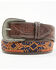 Image #1 - RANK 45® Men's Seed Bead Leather Belt, Multi, hi-res
