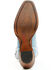 Laredo Women's Joy 11" Hummingbird Embroidered Western Boot - Square Toe, Blue, hi-res