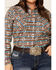 Panhandle Women's Striped Shirt, Rust Copper, hi-res