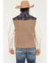 Image #4 - Hooey Men's Jackson Hole Southwestern Colorblock Softshell Vest, Brown, hi-res