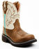 Image #1 - Shyanne Women's Fillies Cambria Western Boots - Round Toe, Brown, hi-res