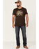 Moonshine Spirit Men's Another Shot Graphic Short Sleeve T-Shirt , Dark Brown, hi-res