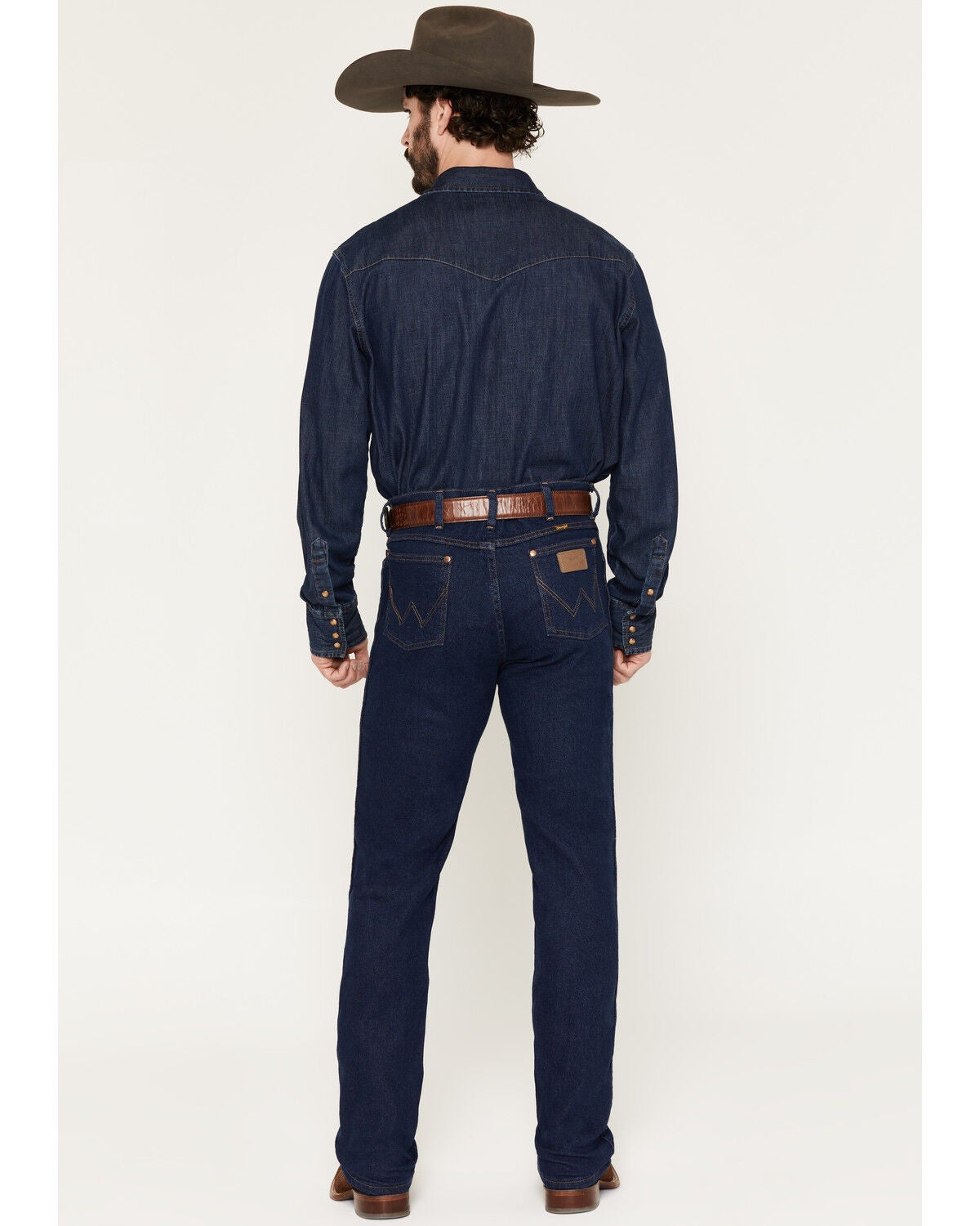 Image #3 - Wrangler Men's 937 Cowboy Cut Slim Fit Stretch Jeans, Indigo, hi-res