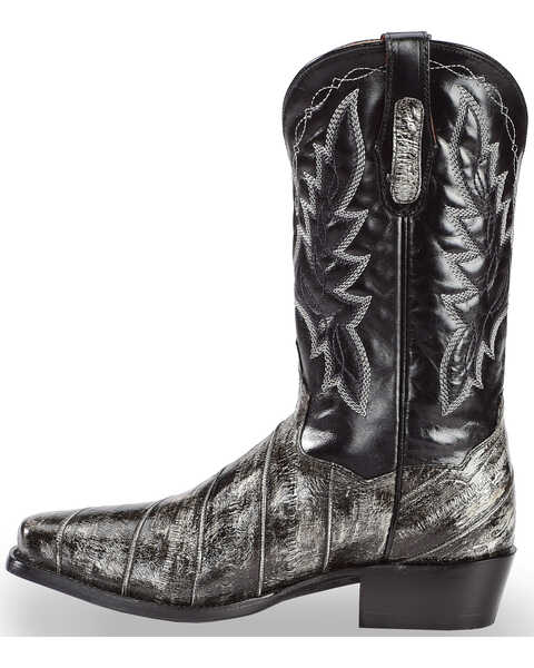 Image #3 - Dan Post Men's Eel Cowboy Boots - Square Toe, , hi-res