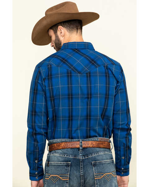 Image #2 - Cody James Men's Skedaddle Plaid Long Sleeve Western Shirt , , hi-res