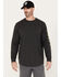Image #2 - Hawx Men's Logo Long Sleeve Work T-Shirt, Black, hi-res