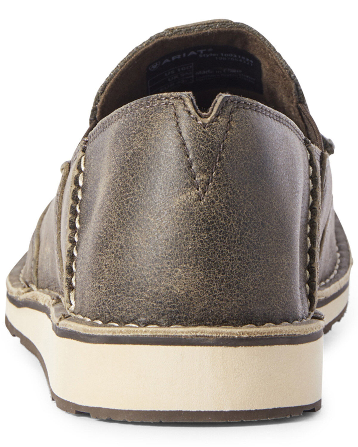 Image #3 - Ariat Men's Gray Noir Cruiser Shoes - Moc Toe, , hi-res
