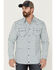 Image #1 - Moonshine Spirit Men's Southwestern Geo Print Long Sleeve Snap Western Shirt, Ivory, hi-res