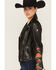 Image #2 - Mauritius Leather Women's Peonie Leather Jacket, Black, hi-res