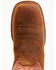RANK 45 Men's Warrior Xero Gravity Western Performance Boots - Broad Square Toe, Red, hi-res