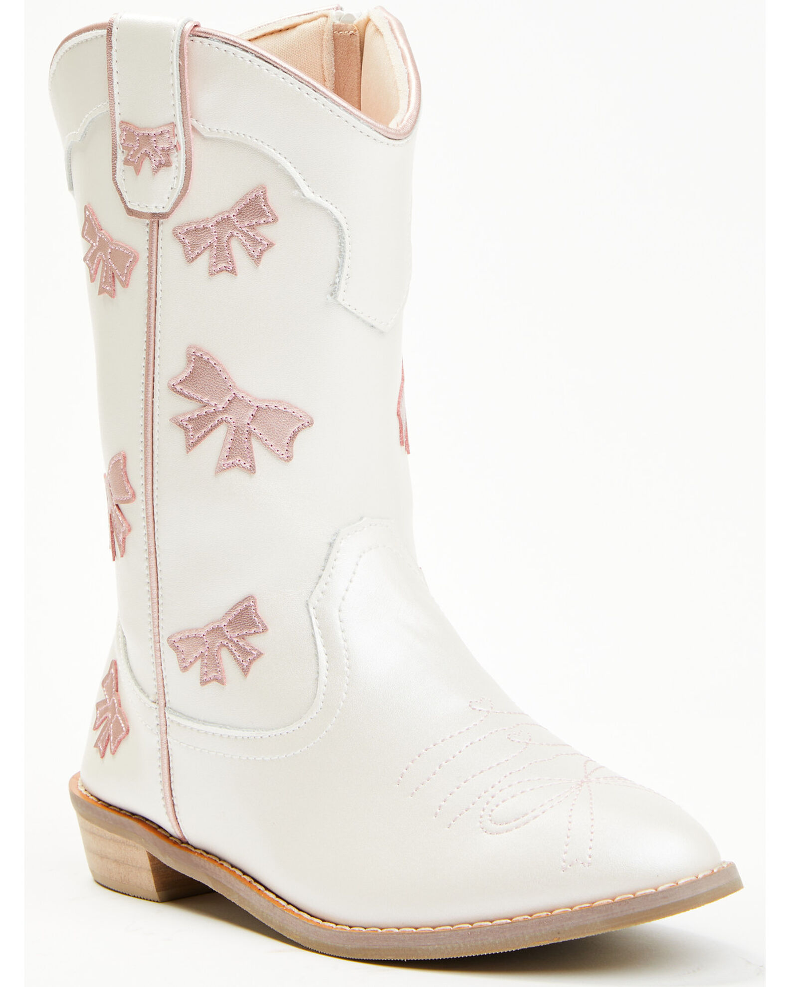 Product Name Wild Rae Girls Bows Western Boots Medium Toe