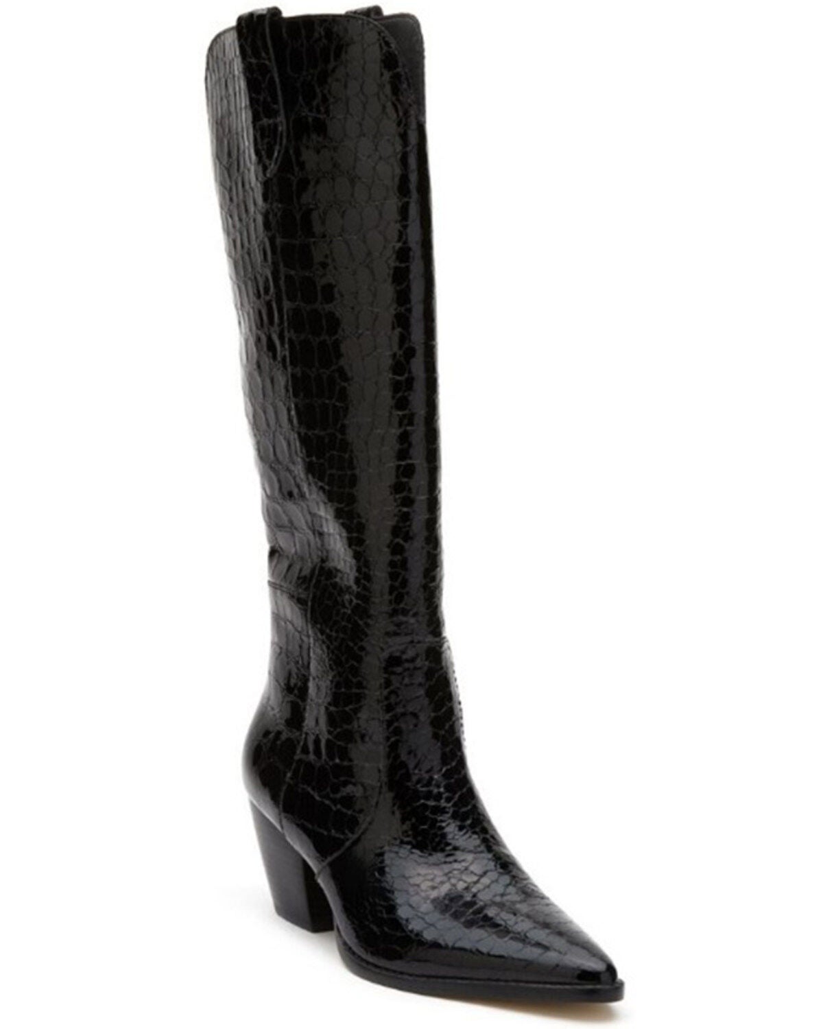 Matisse Women's Stella Western Boots - Round Toe, Black, hi-res