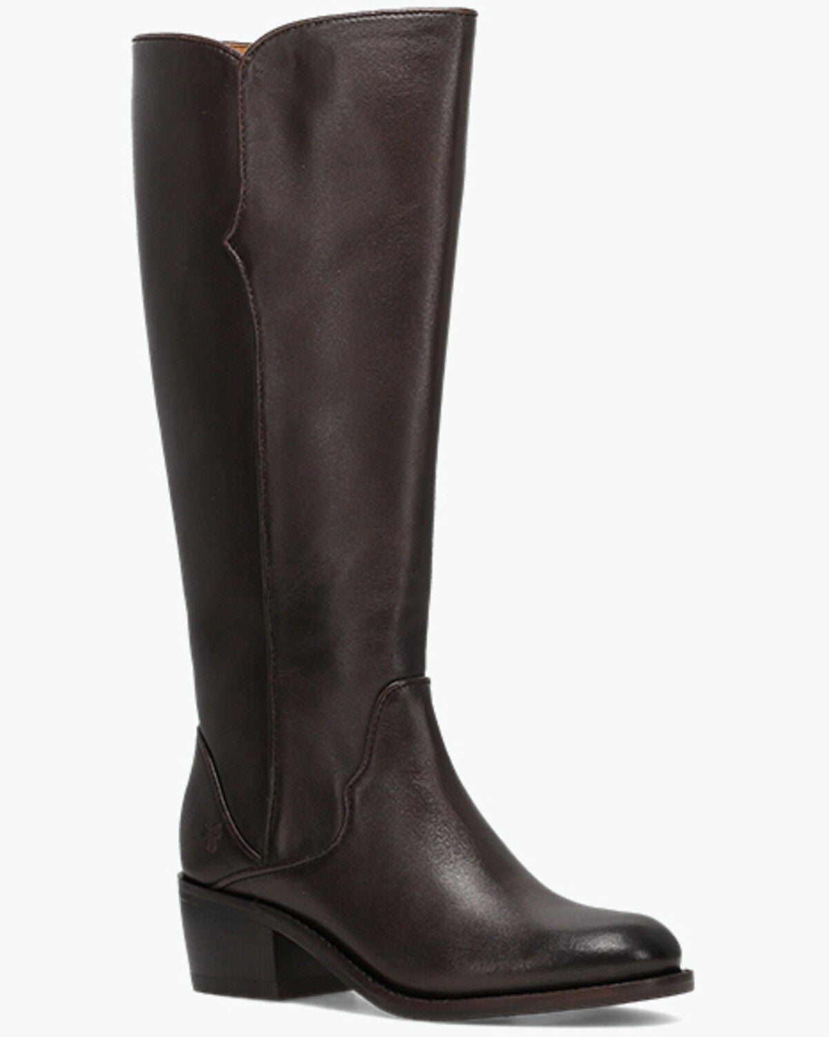 Image #2 - Frye Women's Carson 2 Piping Tall Fashion Boots - Round Toe, Dark Brown, hi-res