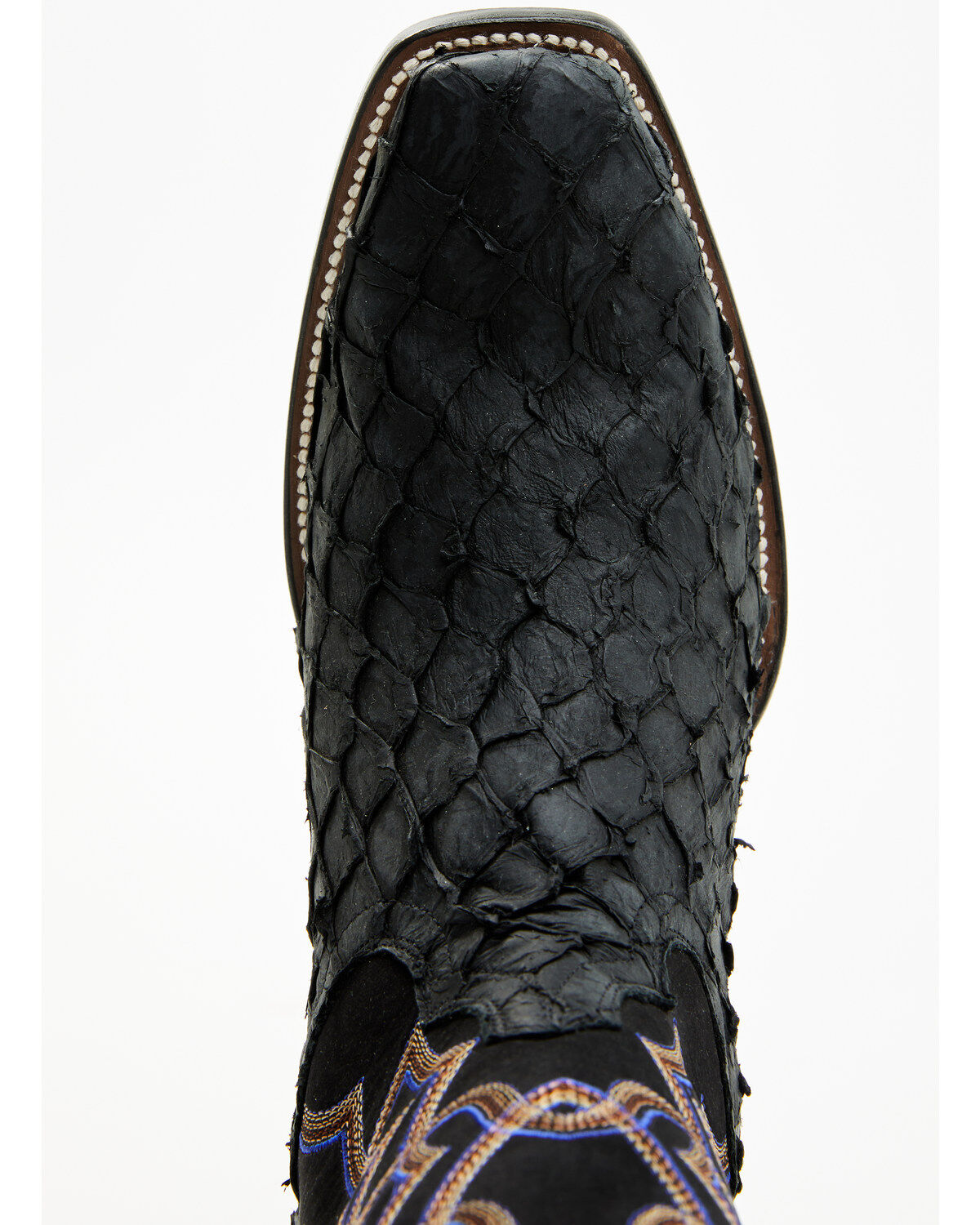 Image #6 - Cody James Men's Exotic Pirarucu Western Boots - Square Toe, Black, hi-res