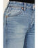 Image #2 - Wrangler Women's Wild West Light Wash High Rise Straight Jeans, Light Wash, hi-res