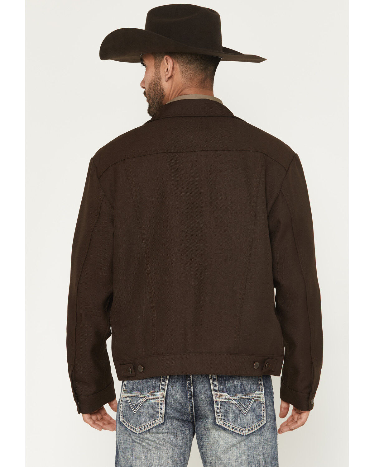 Image #4 - Wrangler Men's Wrancher Jacket, Brown, hi-res