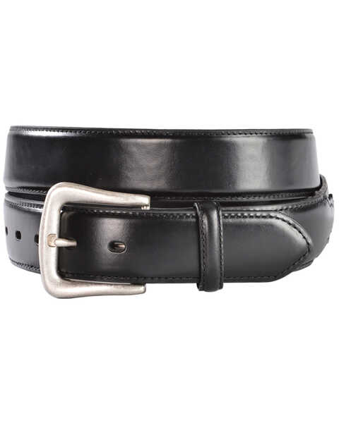 Nocona Men's Overlay Leather Western Belt, Black, hi-res
