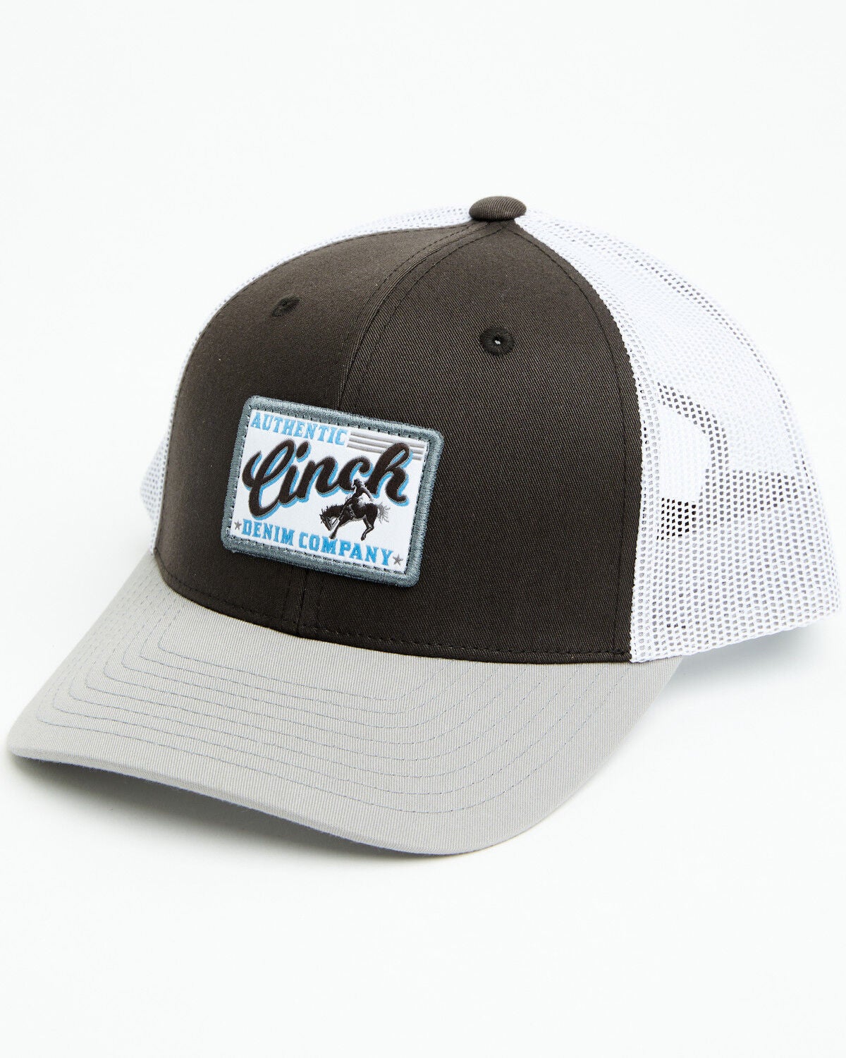 Cinch Boys' Logo Patch Ball Cap, Brown, hi-res