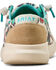 Image #3 - Ariat Women's Hilo Jewelry Casual Shoes - Moc Toe, Turquoise, hi-res
