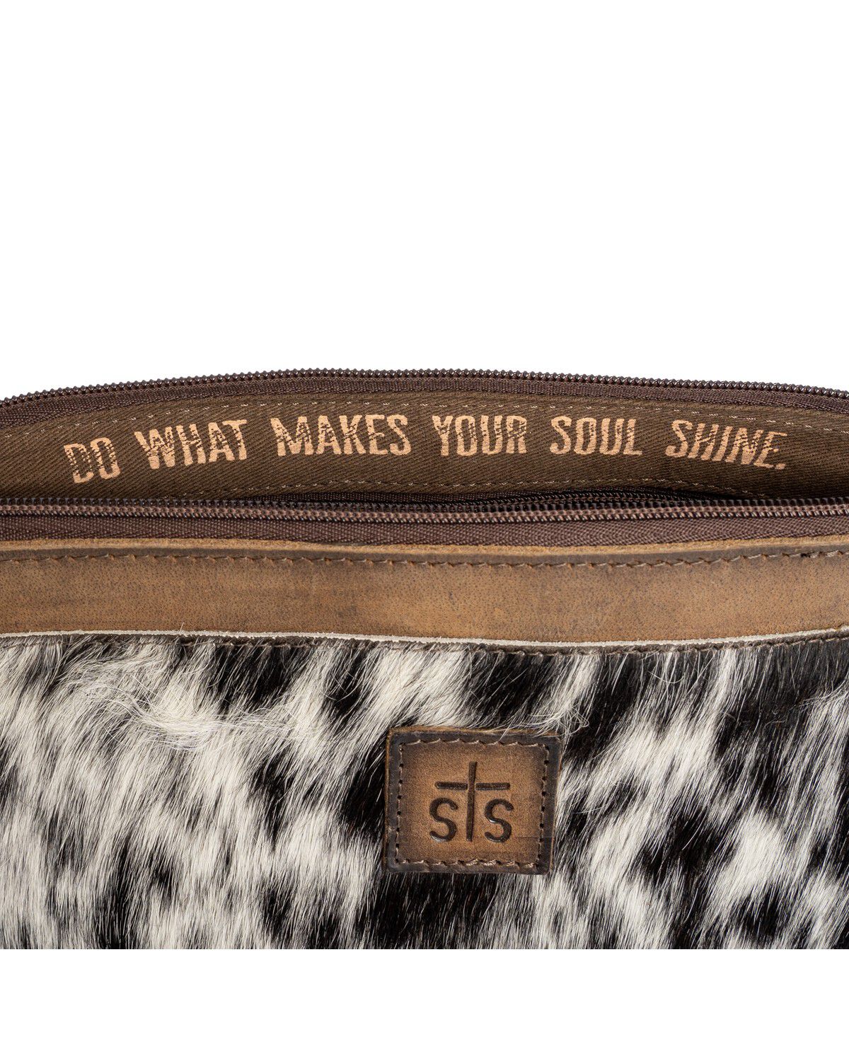 Image #5 - STS Ranchwear by Carroll Women's Cowhide Bailey Bag, Brown, hi-res