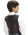 Image #3 - Roper Boys' Lambskin Leather Vest, Brown, hi-res