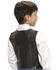 Image #3 - Roper Boys' Lambskin Leather Vest , Brown, hi-res