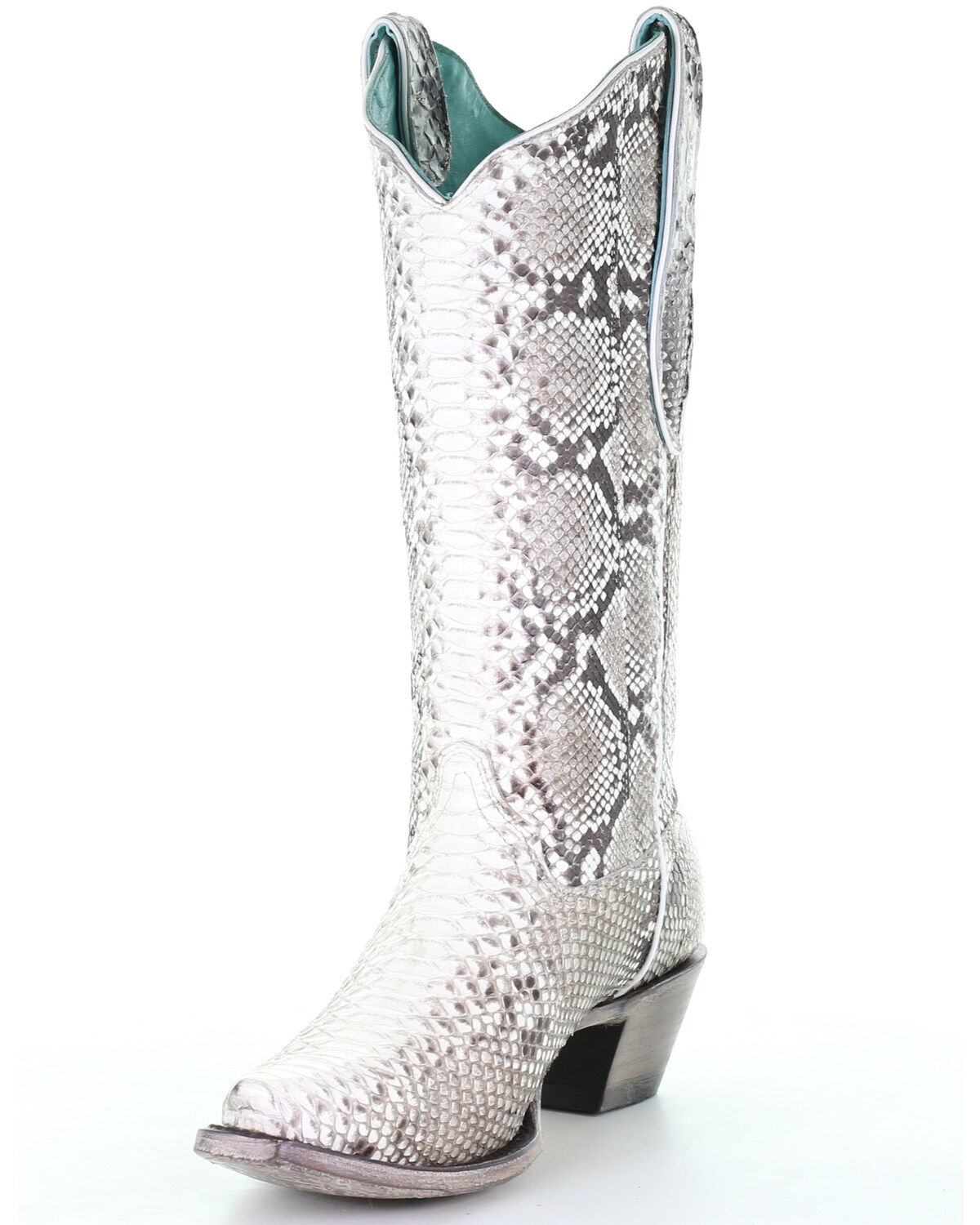 Image #6 - Corral Women's Natural Exotic Python Boots - Snip Toe, Natural, hi-res