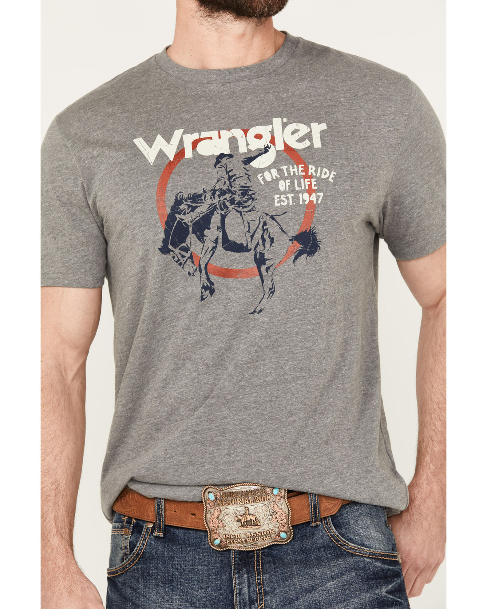 Wrangler Men s Boot Barn Exclusive Ride of Life Short Sleeve