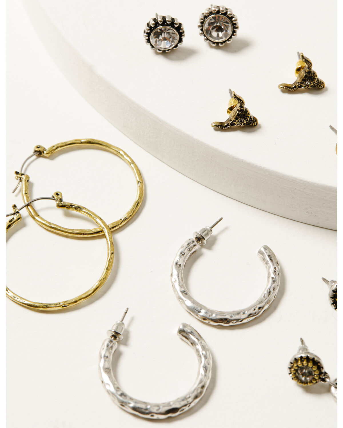 Image #2 - Shyanne Women's Sierra Winter Longhorn Earring Set - 6 Piece, Multi, hi-res