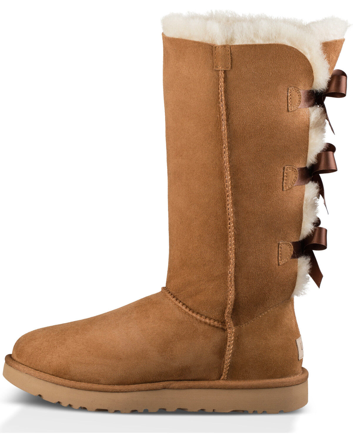 tall brown uggs with bows