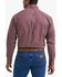 Image #2 - Wrangler Men's Classics Striped Long Sleeve Button-Down Western Shirt, Red, hi-res