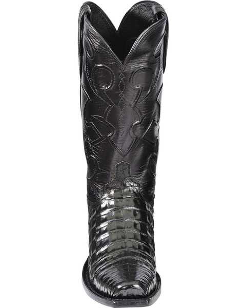 Image #5 - Lucchese 1883 Charles Croc Belly Western Boots - Square Toe, , hi-res